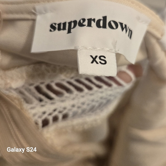 Revolve Superdown Remi Lace Mini Coctail Dress Size XS NEW!🤍🤍 - Picture 10 of 10